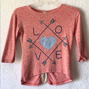 Girls size small long sleeve shirt.